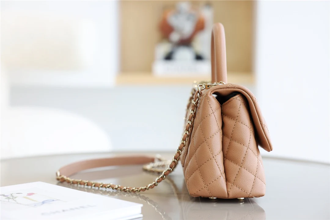 Chanel 2021 Coco Handle Caramel Small
