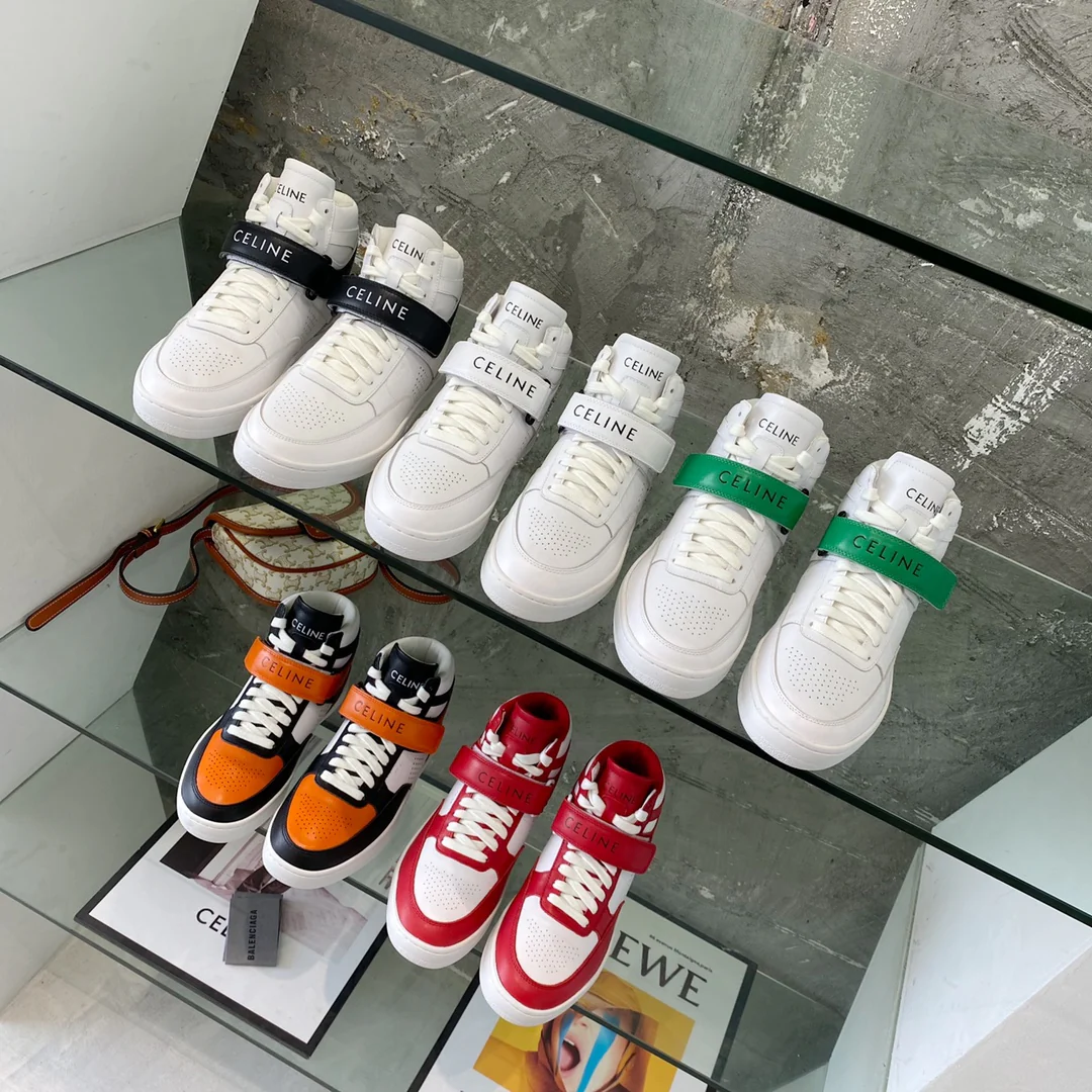 Спортивные повседневные высокие кроссовки Celine - изображение из коллекции