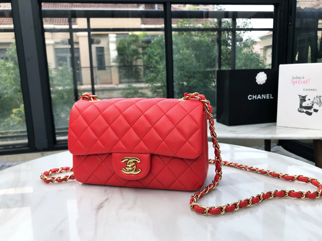 Сумка Chanel CF весна/лето 2019 - овечья кожа - 20 см - 1