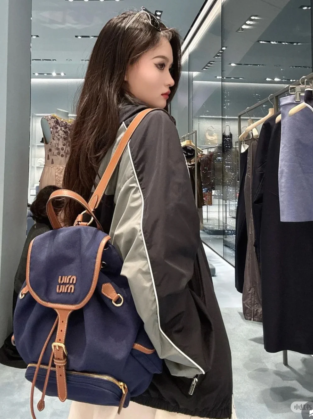 Рюкзак Miu Miu из канваса и кожи — впечатления от ношения