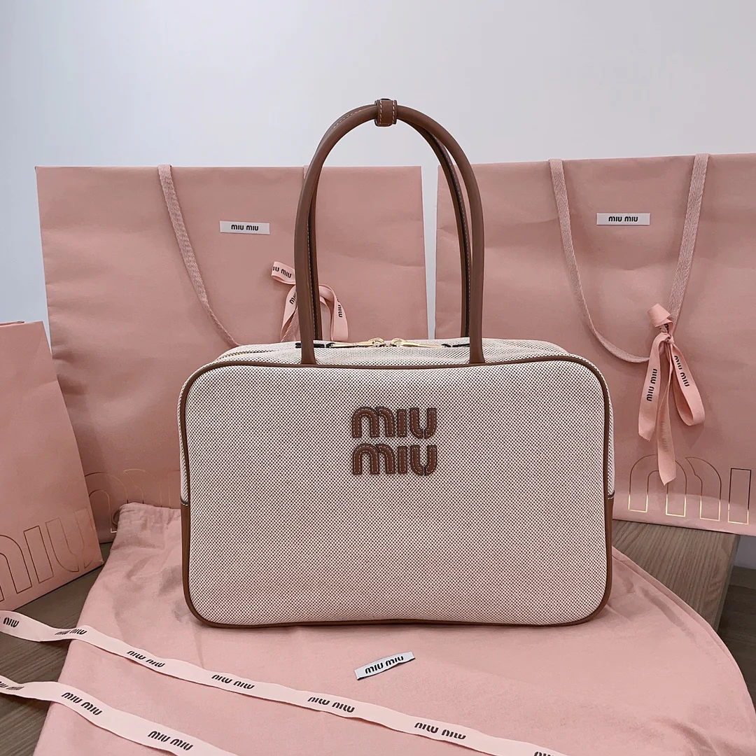 Портфель из канваса Miu Miu