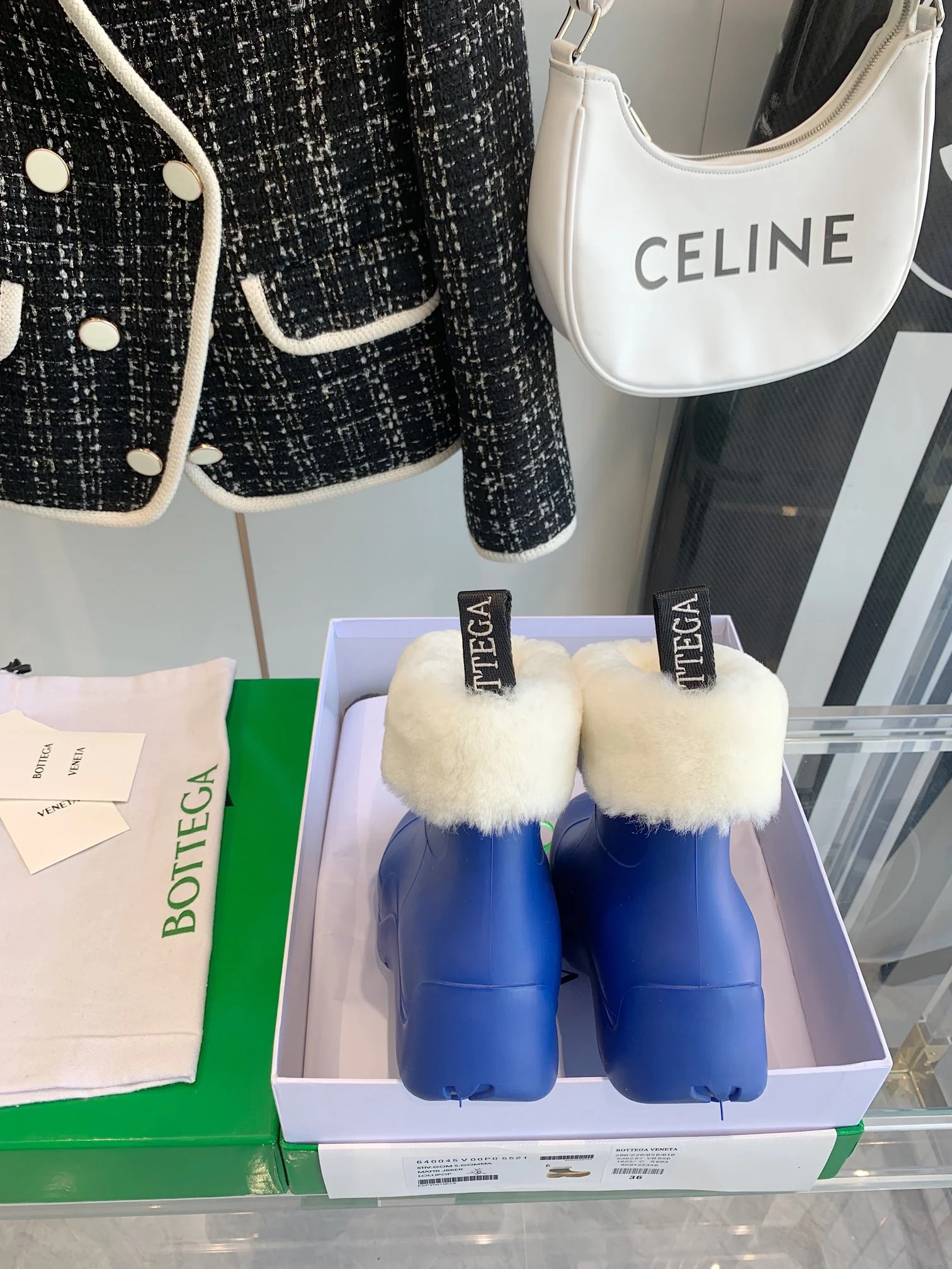 BV - Шерстяные зимние сапоги - Синие