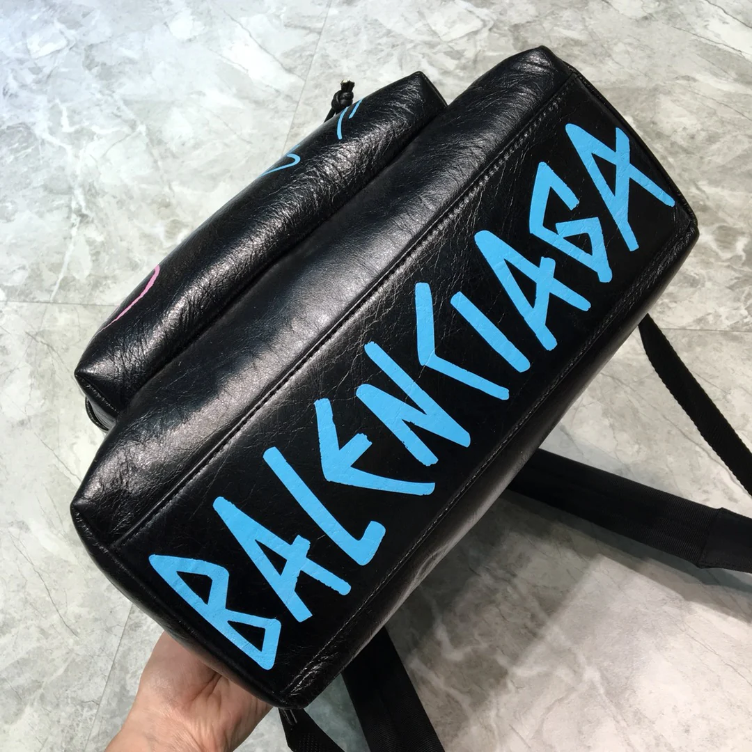 Рюкзак Balenciaga - унисекс - классический красочный граффити