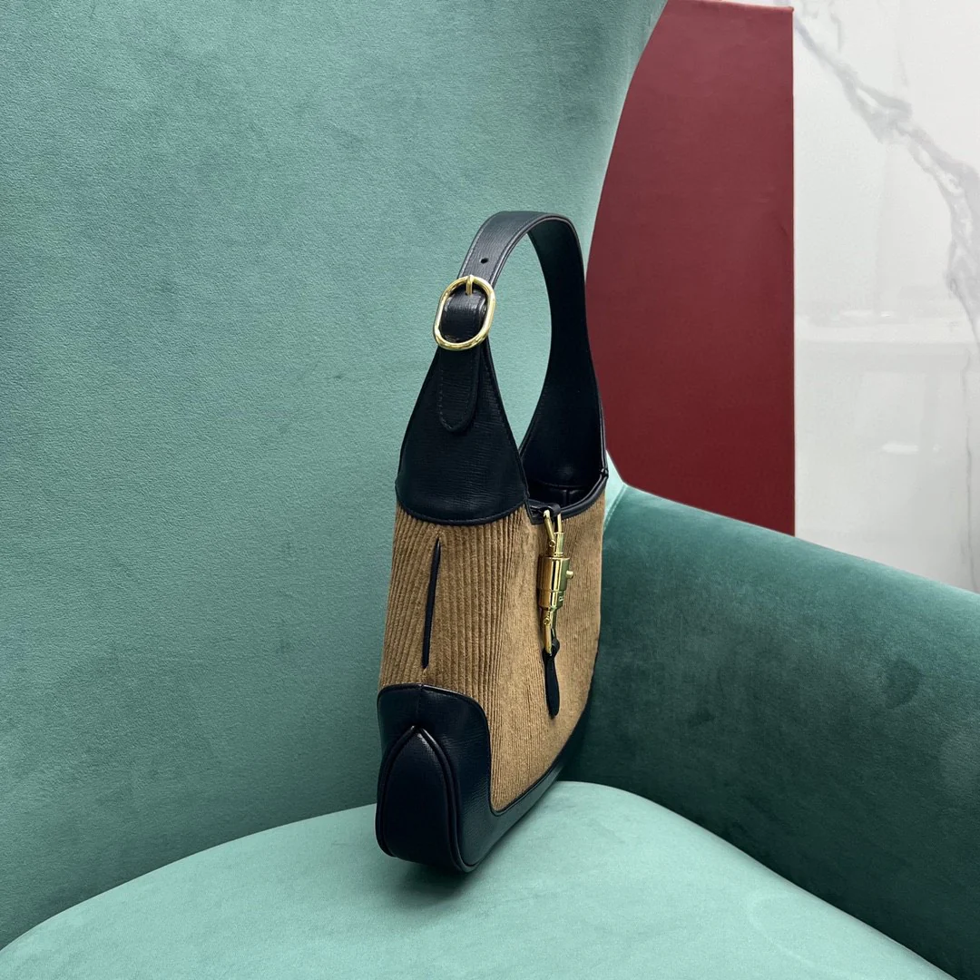 Gucci Jackie 1961 Полосатый бархат - 3