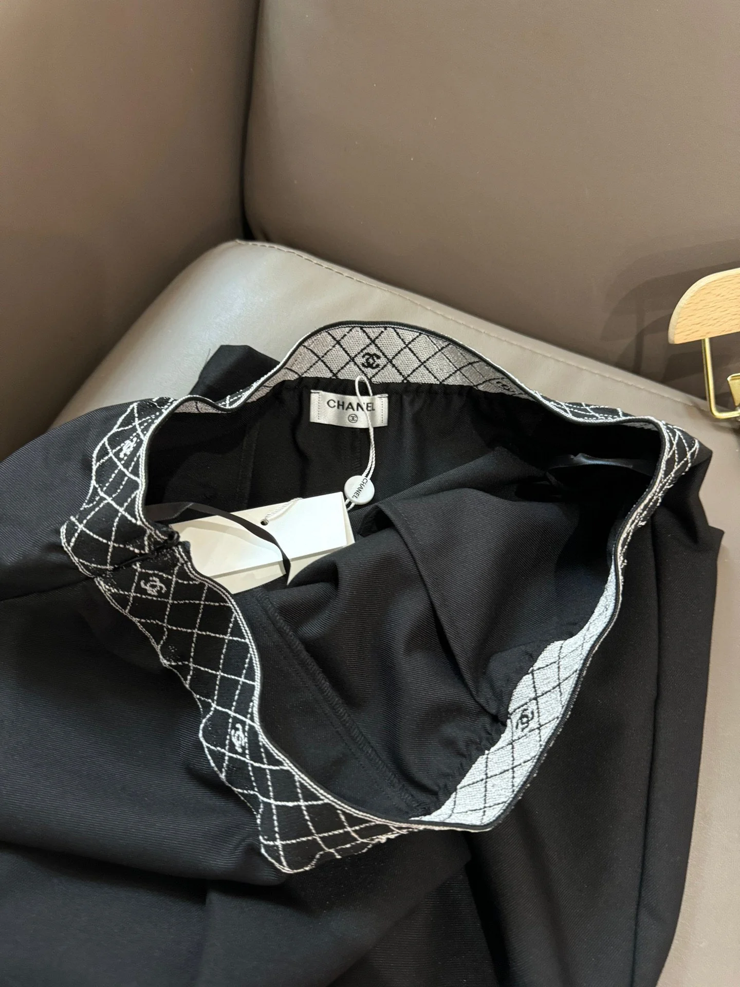 Брюки Chanel 2404-24ss New Style - черные