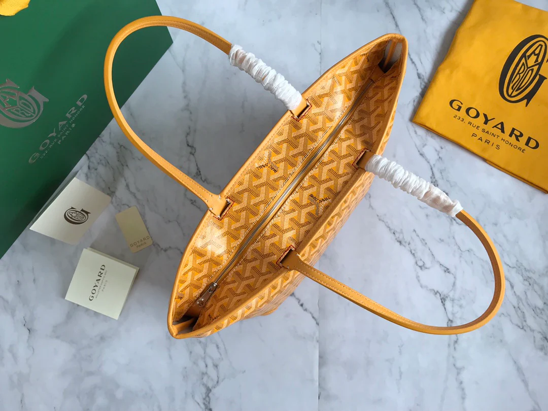 Маленькая сумка-тоут Goyard на молнии - белая - 1 шт.