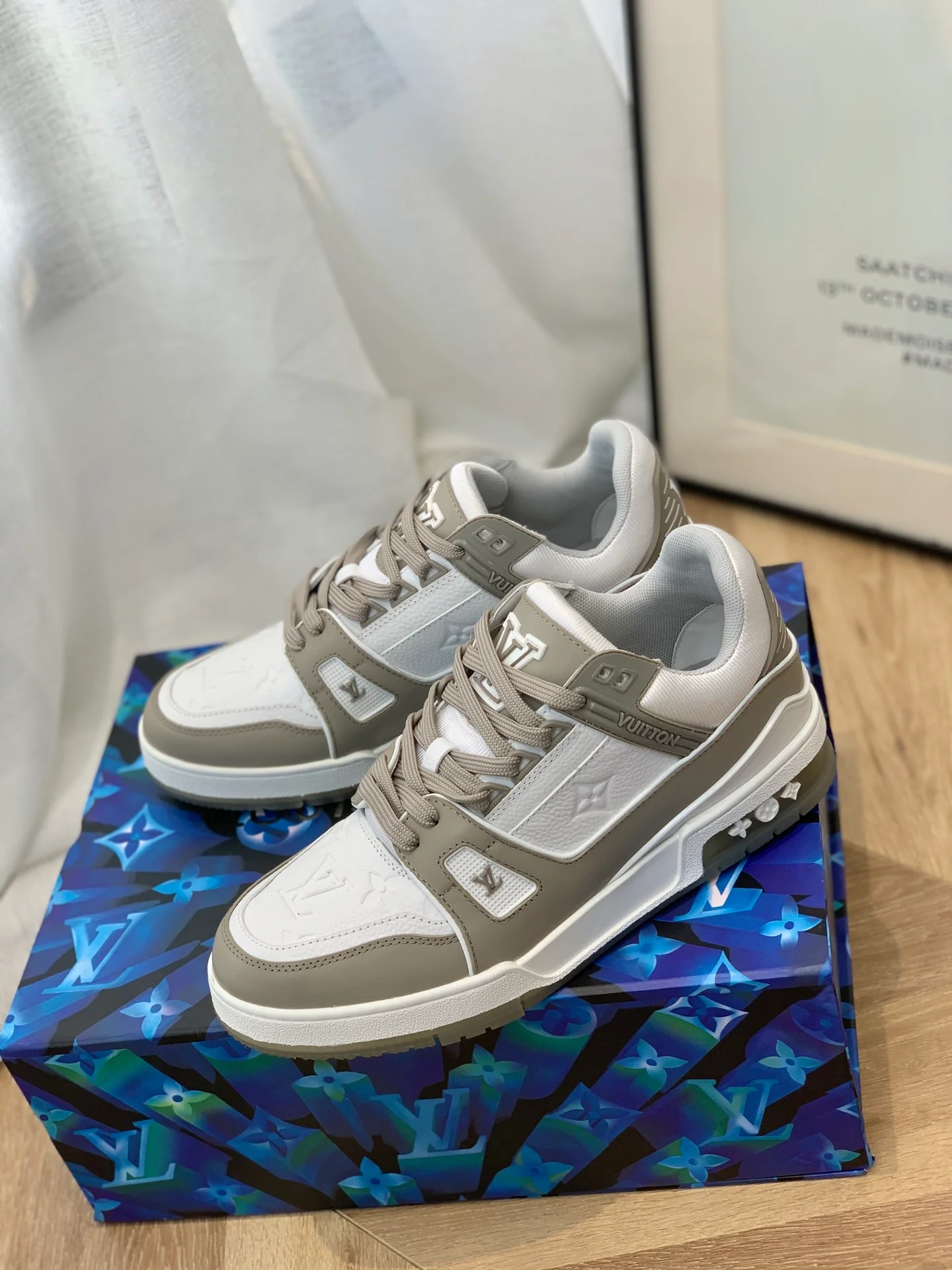 Кроссовки LV Trainer Series - Унисекс - Серые - 1