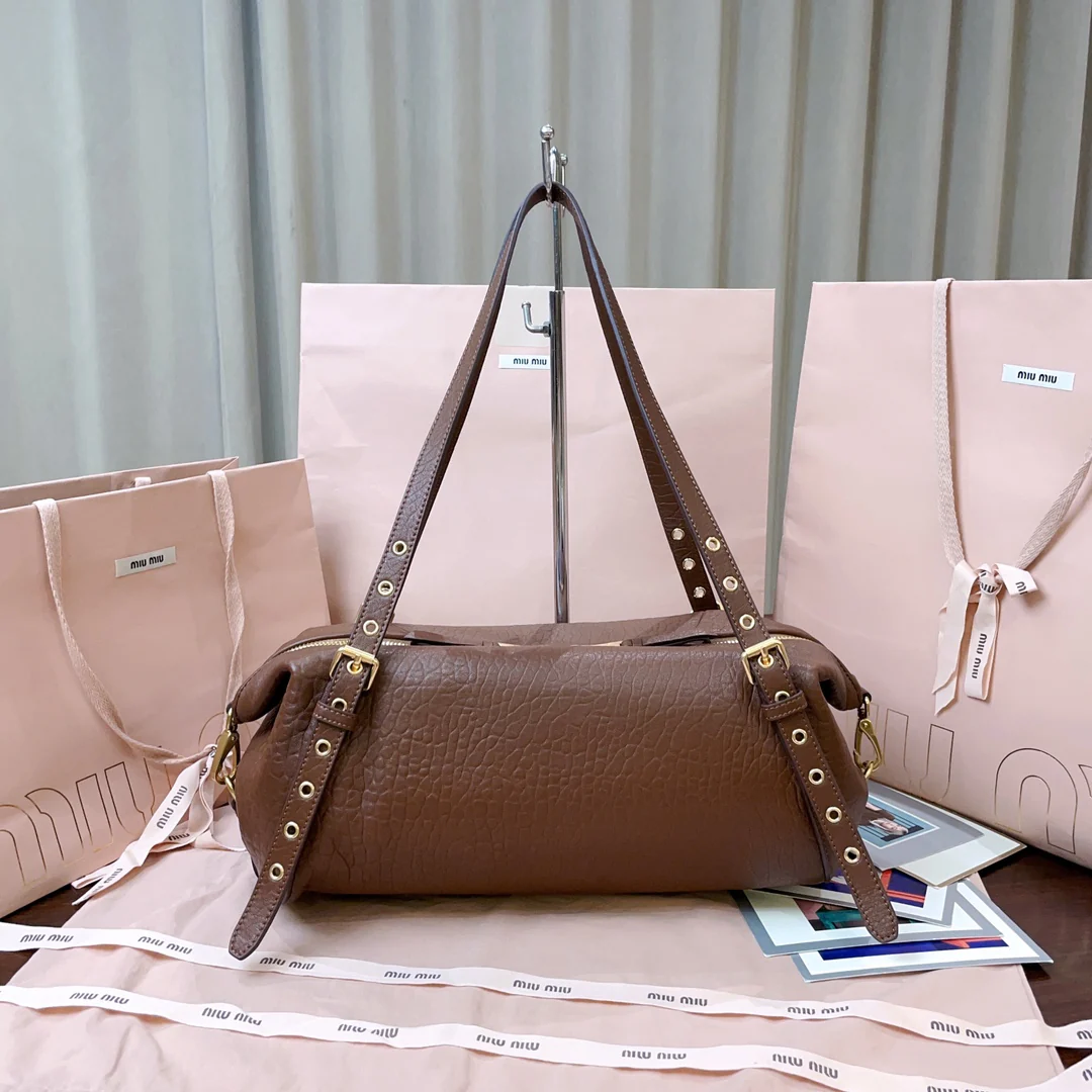 Miu Miu-5bc190-Новый круассан-коричневый