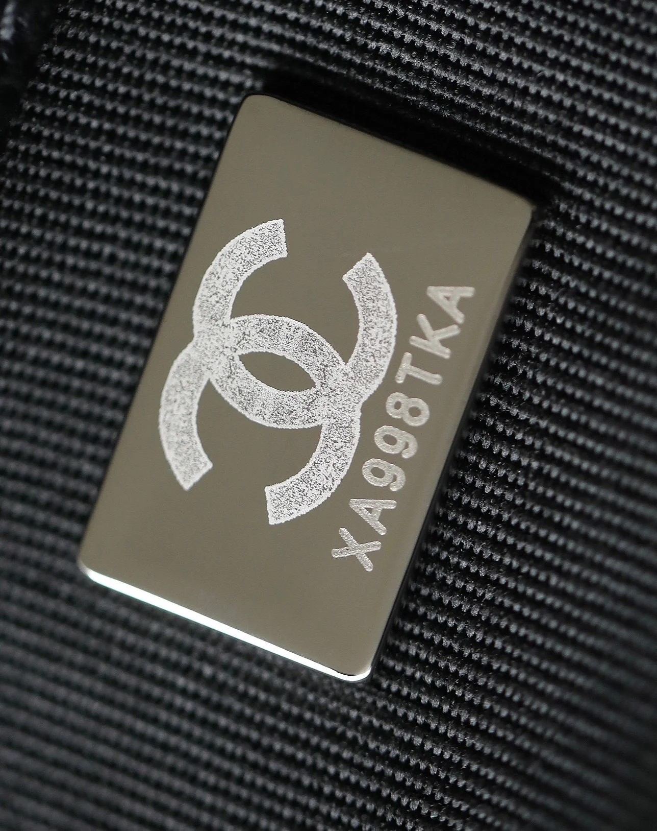 Chanel Le Boy Crystal Diamond Pattern Caviar - Medium - Black Silver