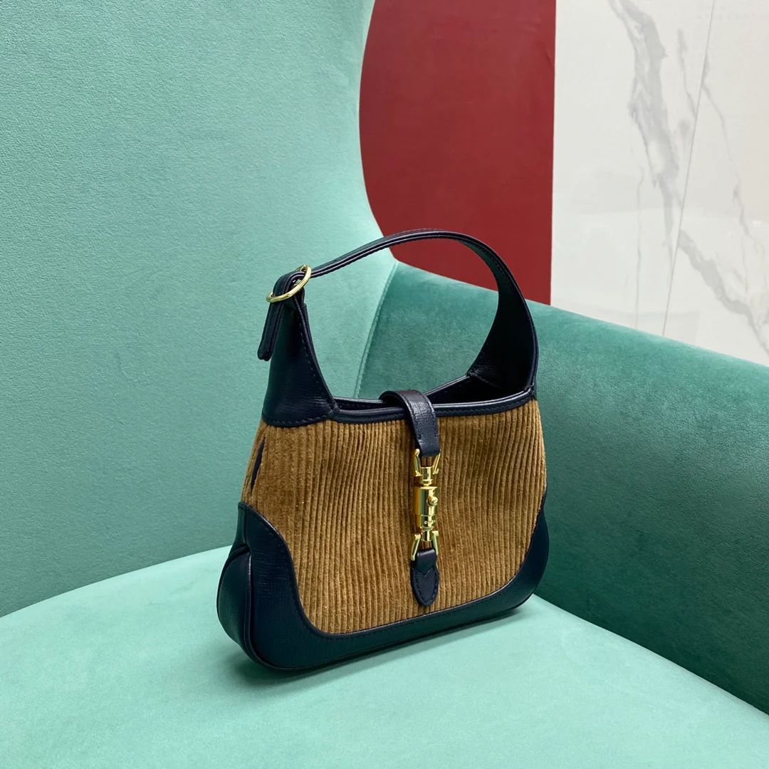 Gucci Jackie 1961 Полосатый бархат