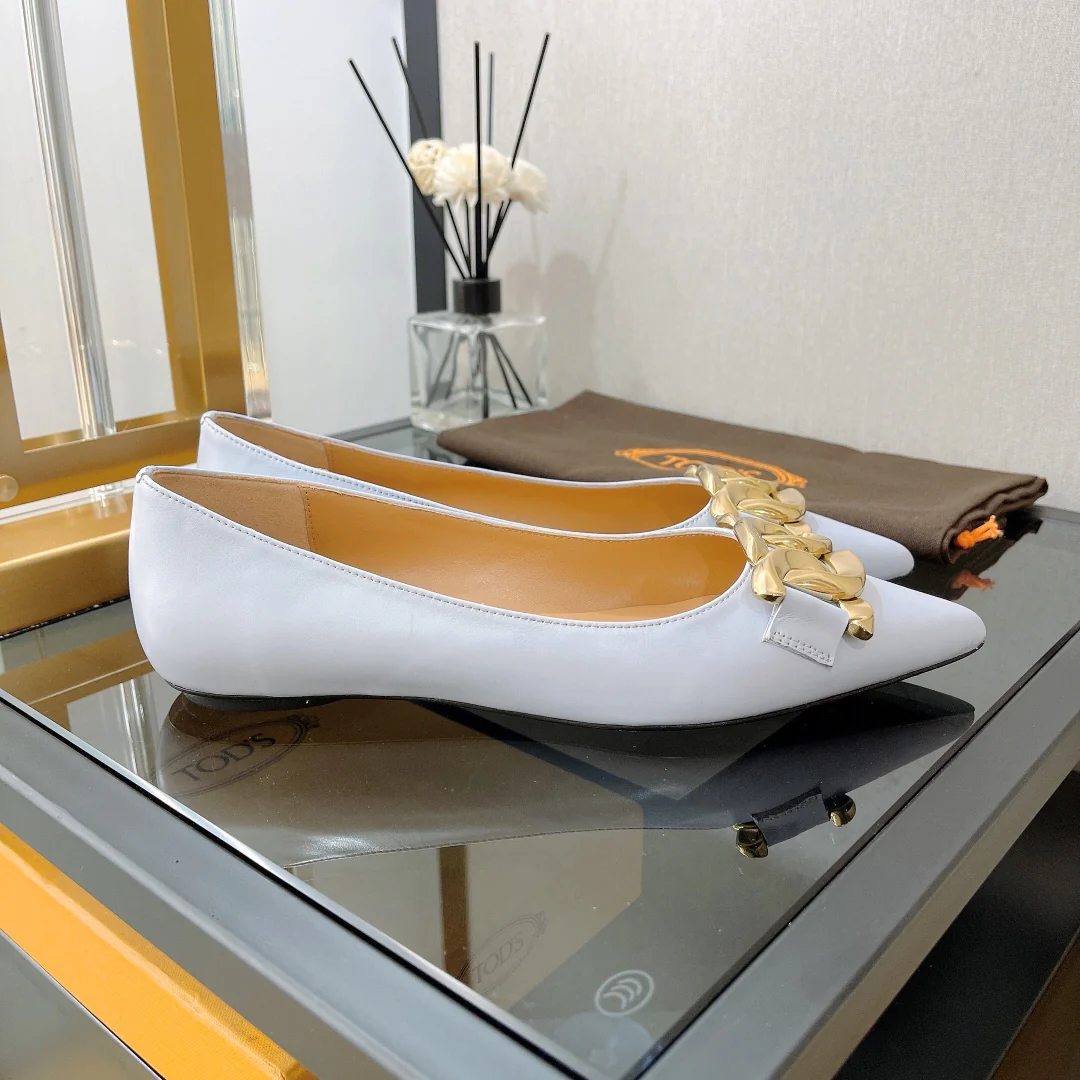 Туфли-балетки Tods с острым носком - 2