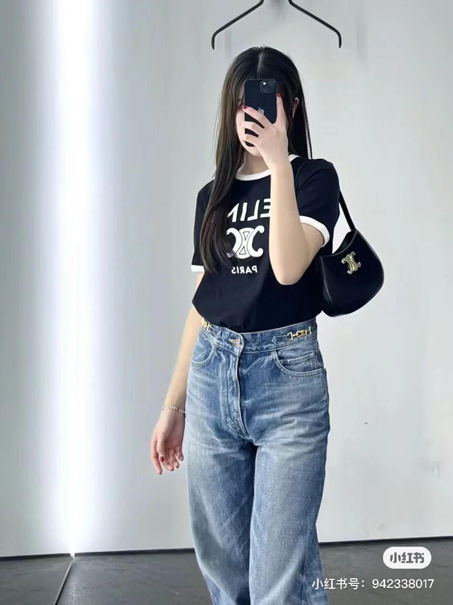 Сумка Celine Tillt - черная (подмышечная сумка)