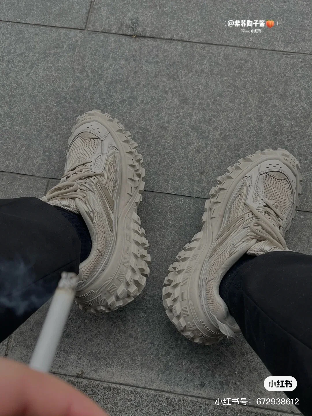 Balenciaga - Черные массивные туфли