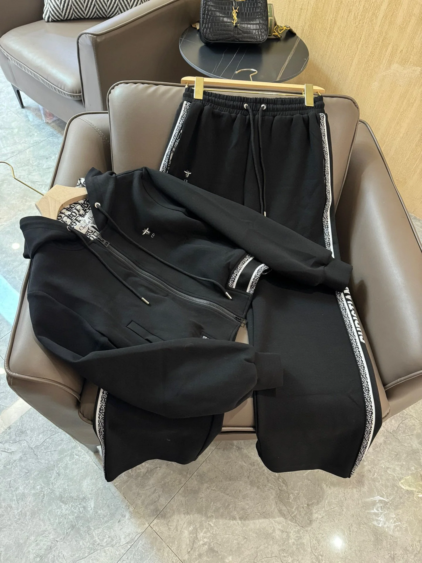 Новый повседневный костюм Dior 2403-24ss - черный