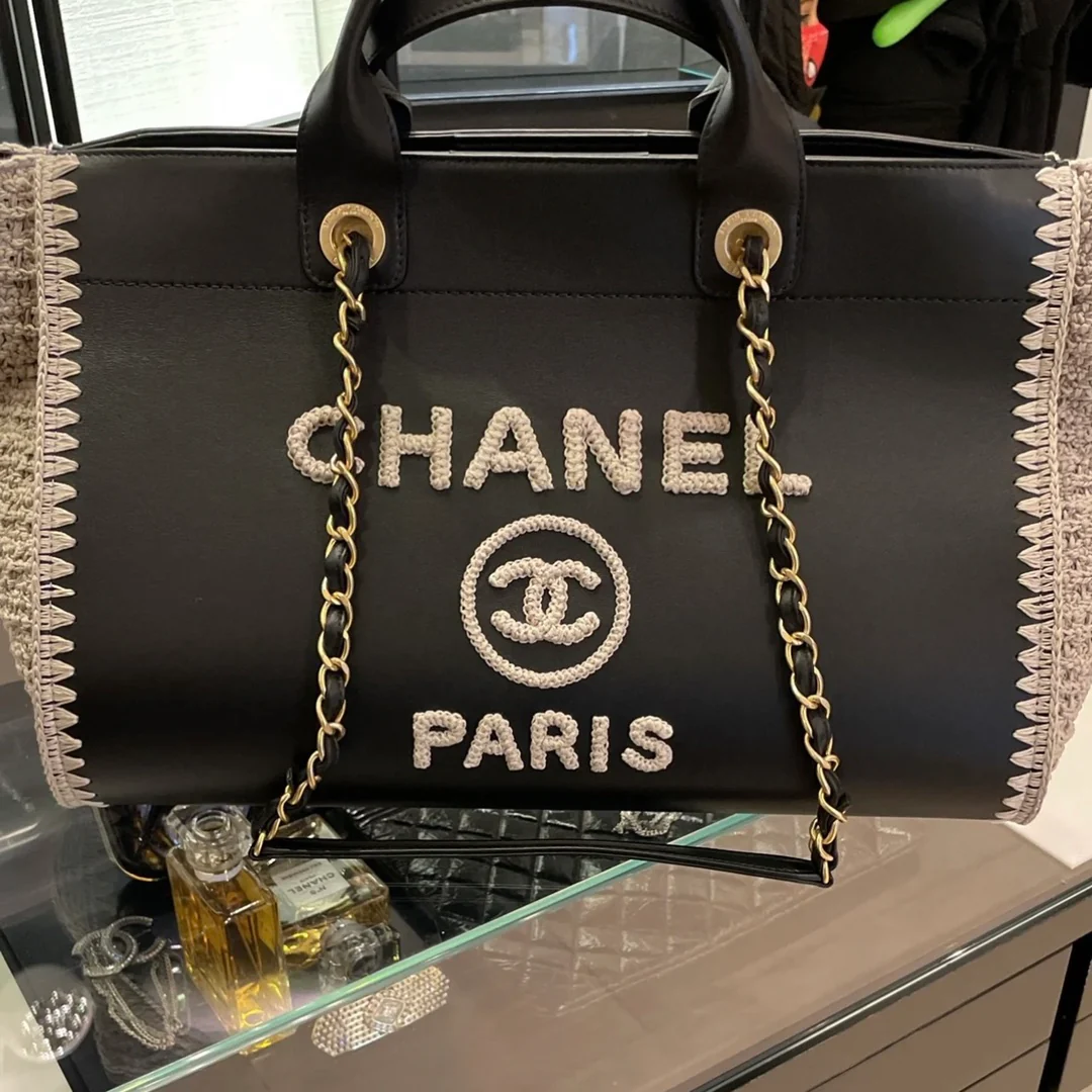 Сумка-тоут Chanel Ohanel, пляжная сумка, сумка для покупок