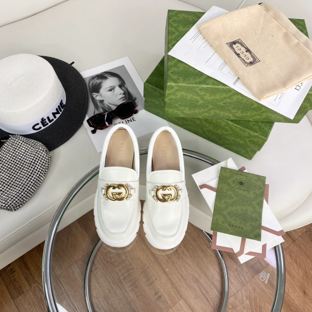 Лоферы Gucci на платформе