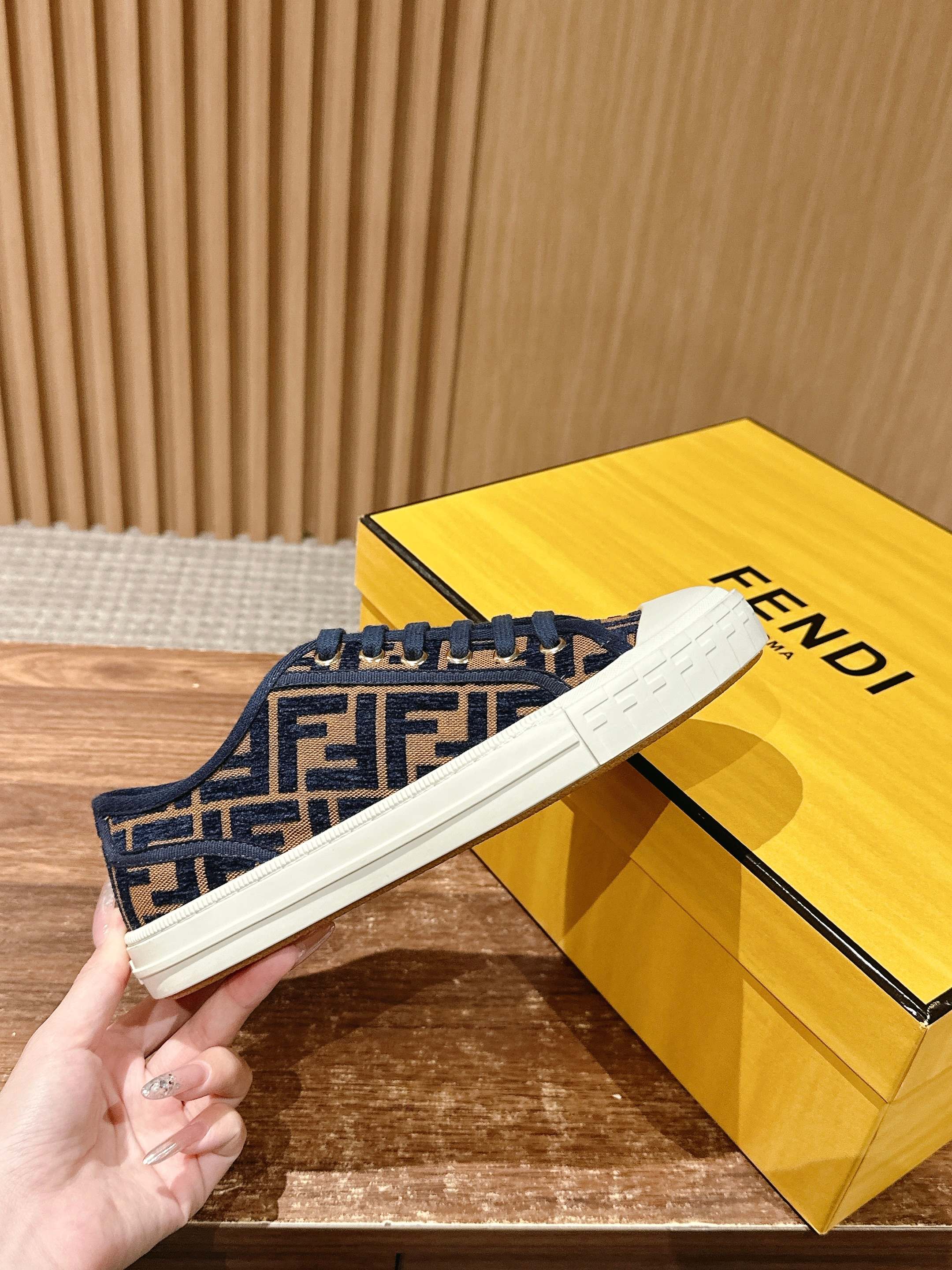 Кед Fendi - Повседневные балетки - Синие