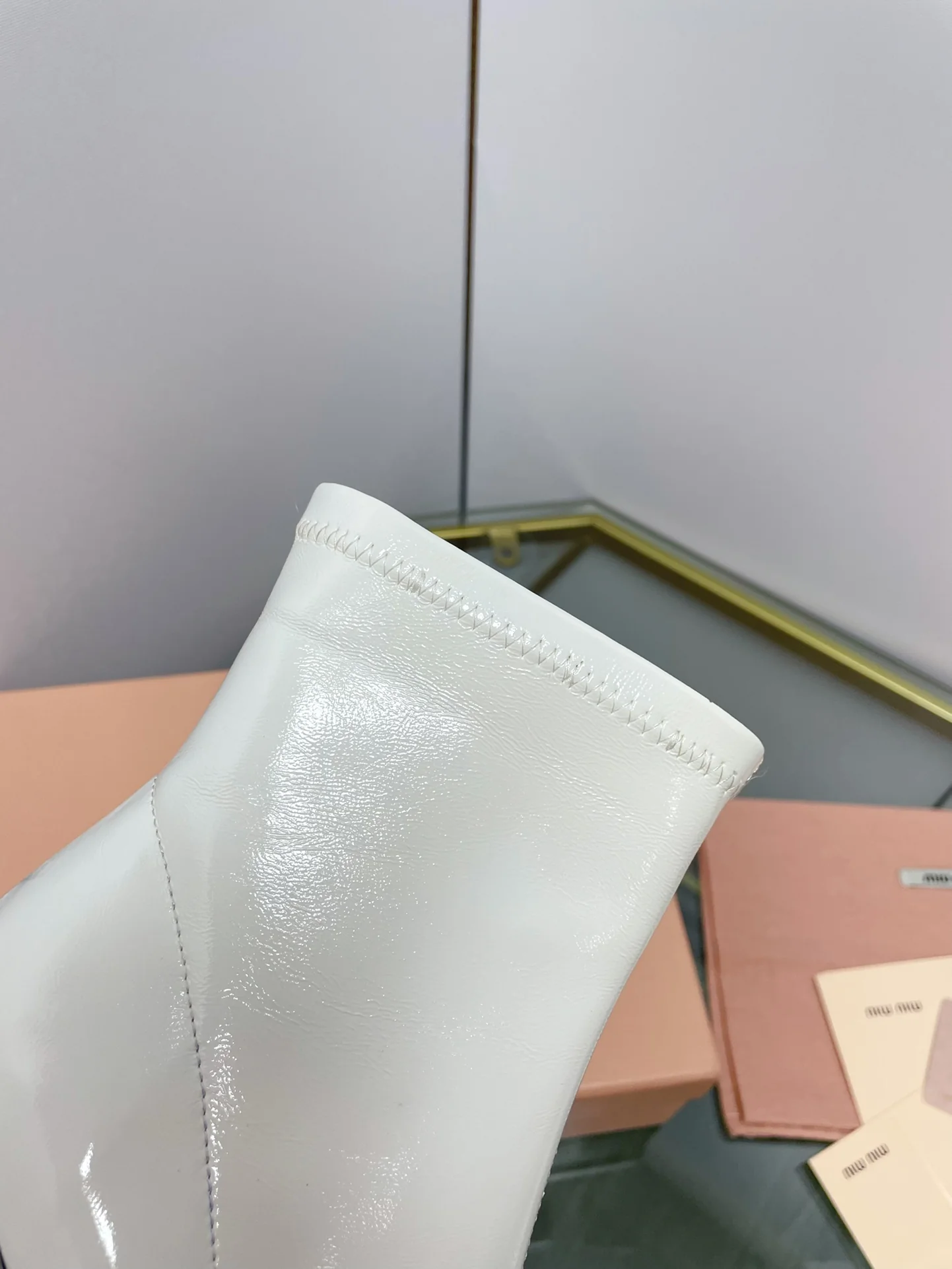 Miu Miu - Ботинки на шпильке с круглым носком