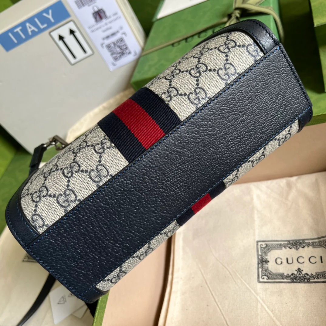 Мини-сумочка Gucci Ophidia - 24x20 см - 5x10 см - синяя