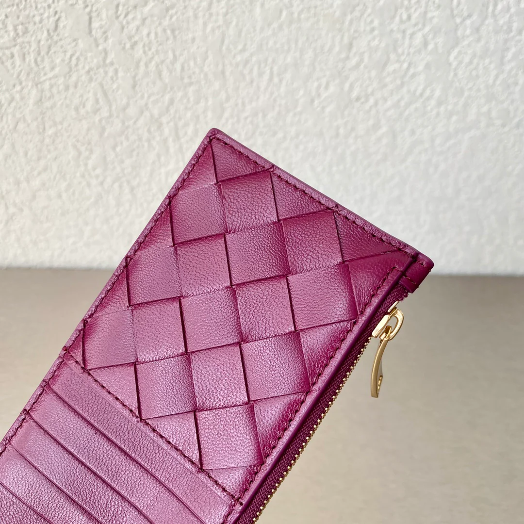 BV-拉链卡包 零钱包 羊皮 14×7.5×0.5cm