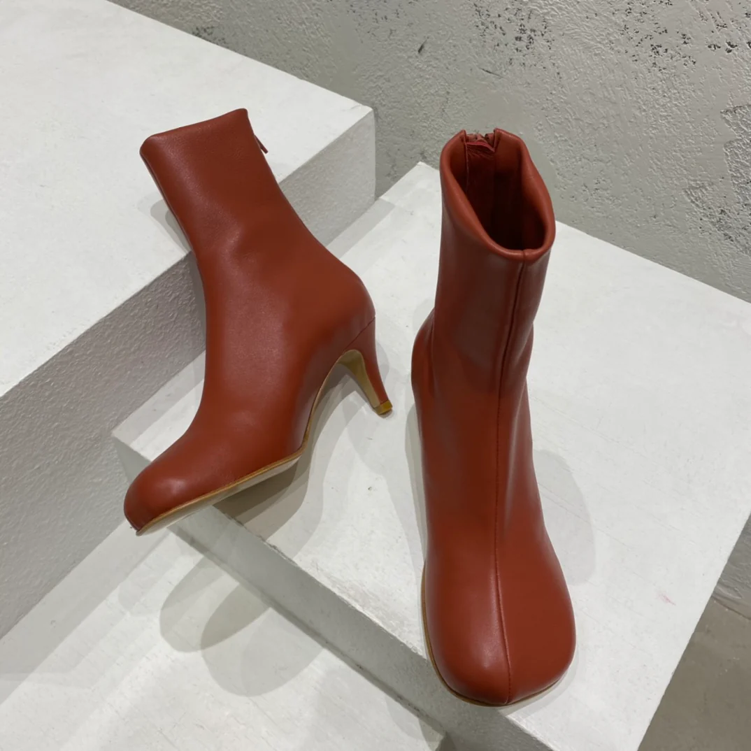 Ботинки на высоком каблуке в британском стиле BV-22ss - полностью кожаные - размеры 35-39-40-42. Возможна индивидуальная подгонка.