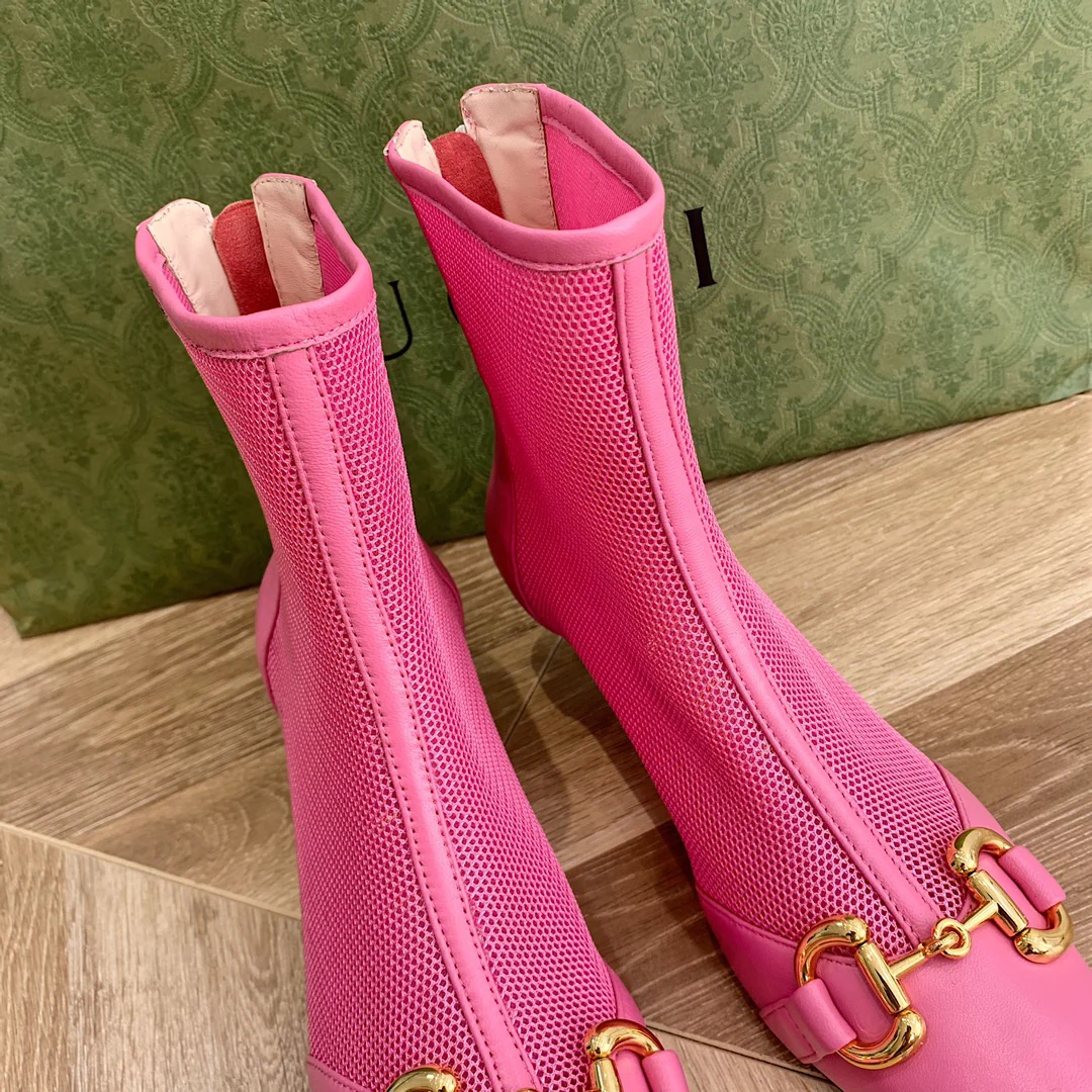 Ботильоны Gucci Street с пряжкой на низком каблуке