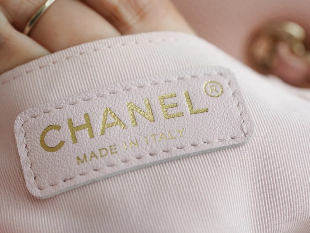 Chanel - Новая маленькая сумка через плечо Tank Duma - Два боковых кармана - Светло-розовый