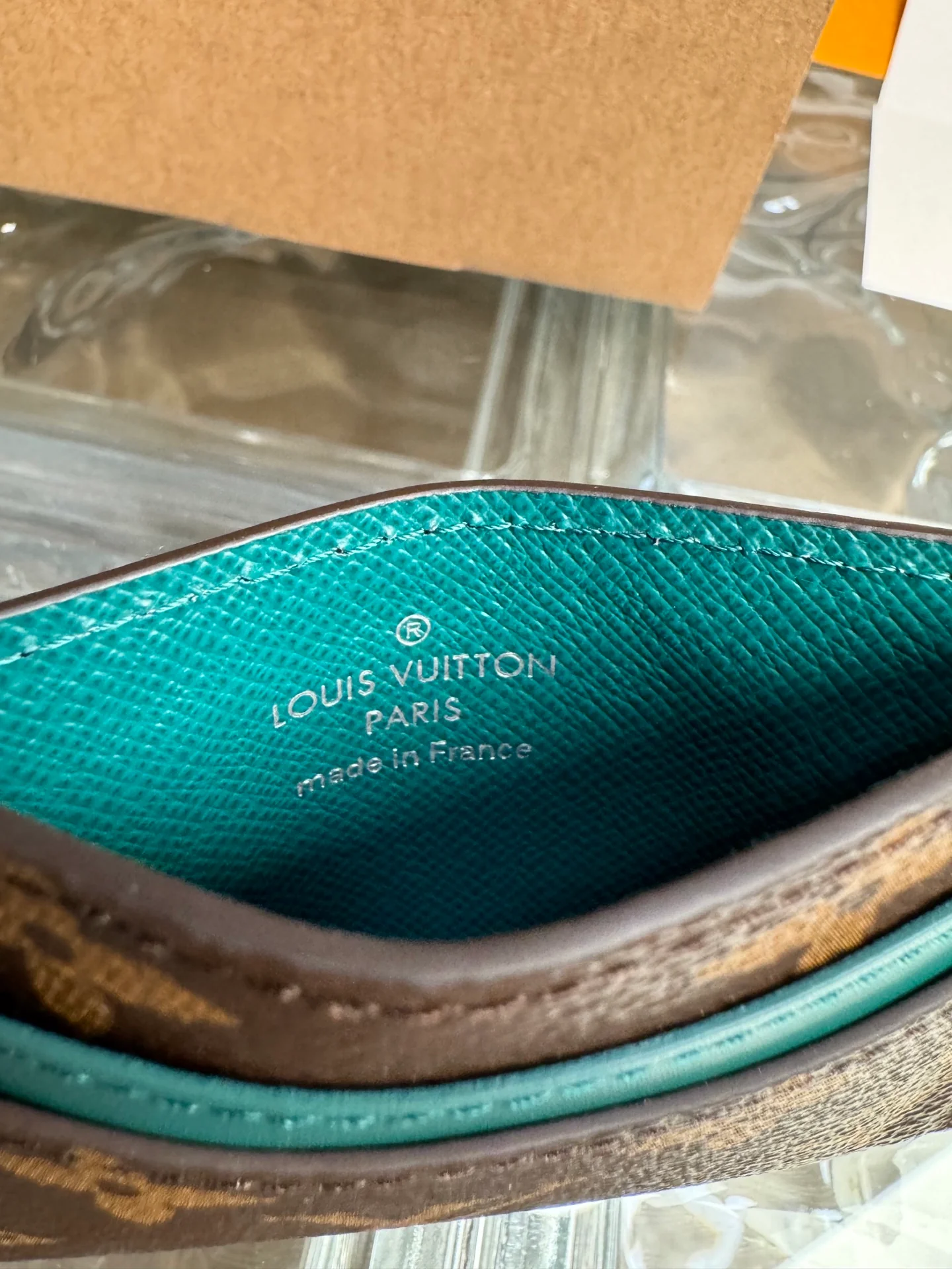 LV-m12839-monogram-macassar держатель для карт темно-зеленый