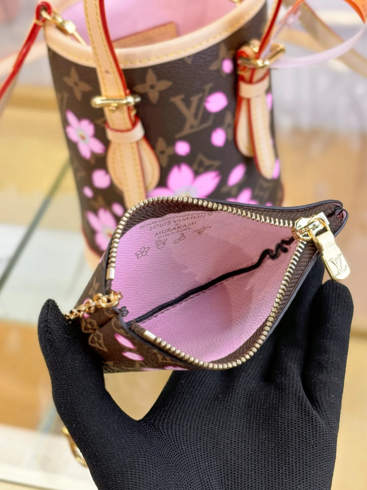LV-m13417-tm-nano-bucket-handbag-cherry blossom style