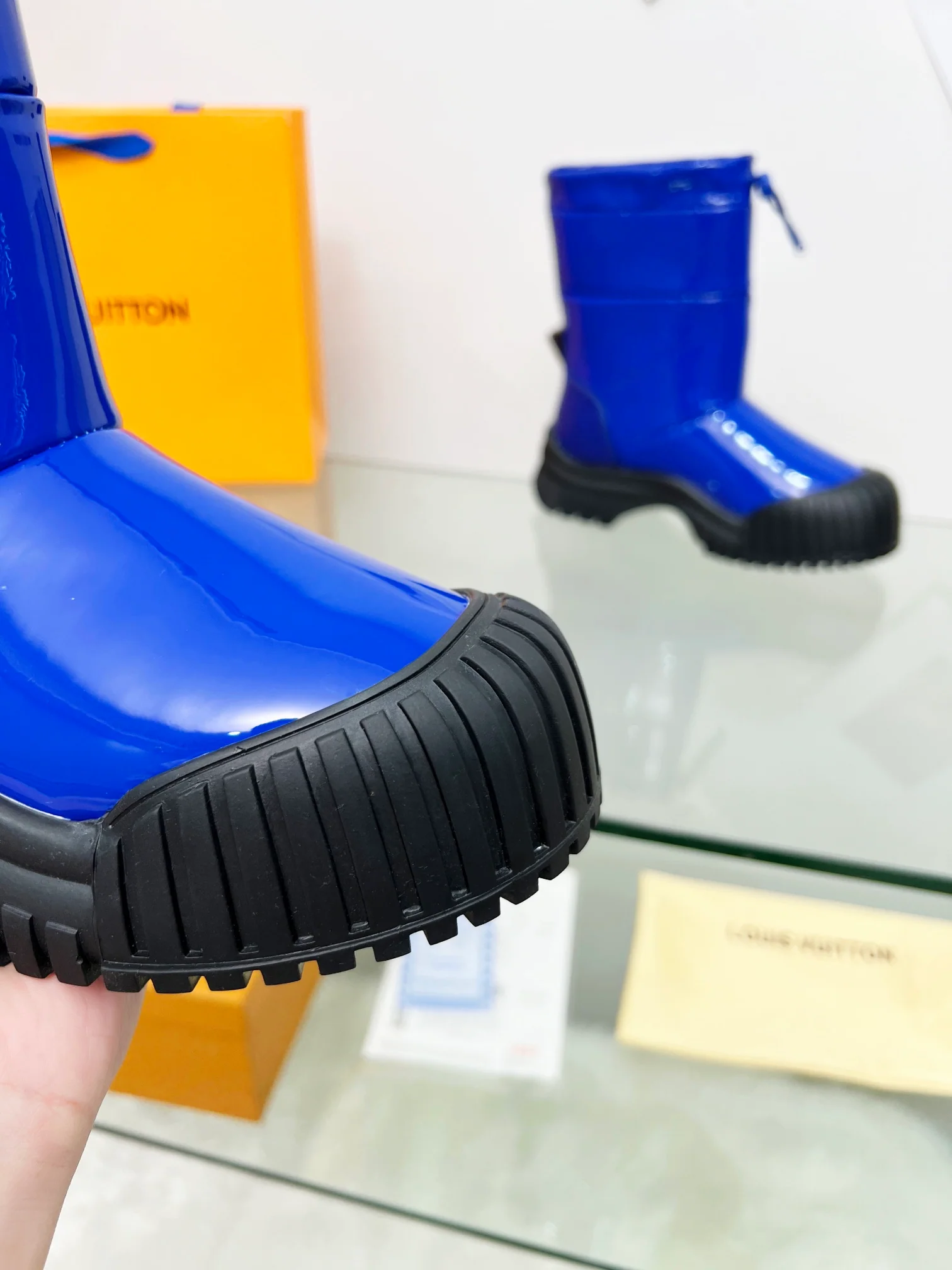 Водонепроницаемые теплые пуховые сапоги LV на толстой подошве