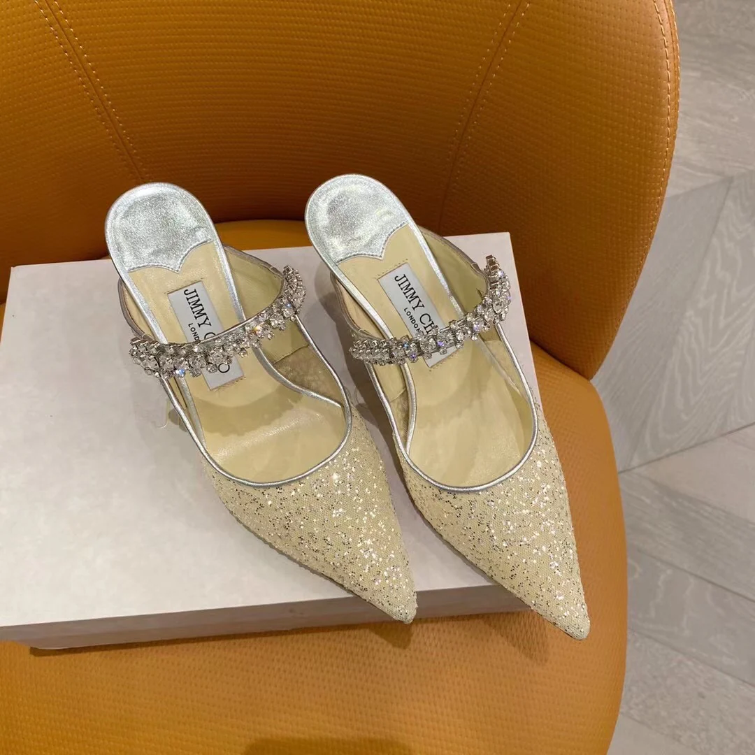 Коллекция Jimmy Mesh Sequin - Туфли с острым носком