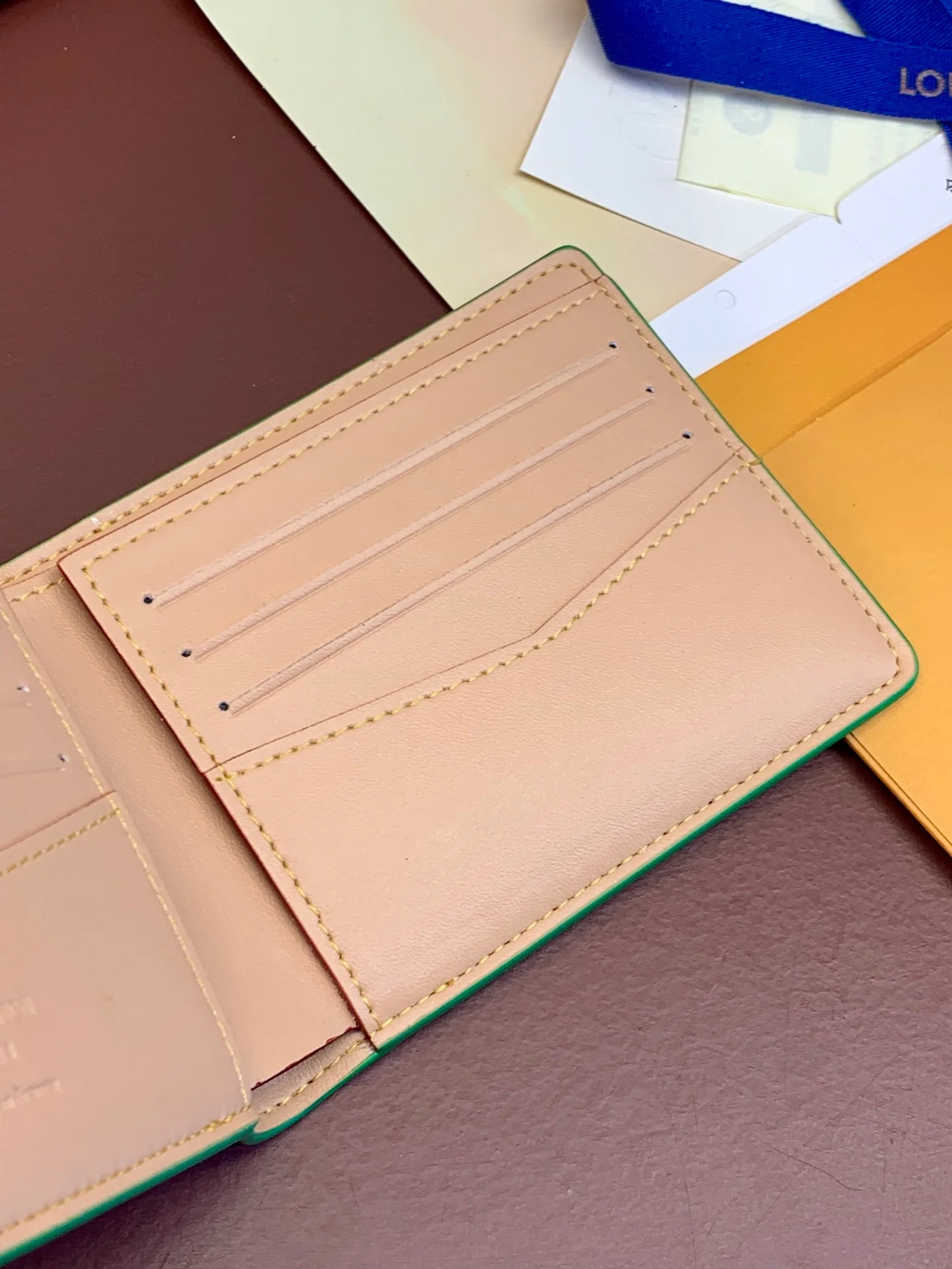 LV-n40636-тонкий кошелек с шахматным узором