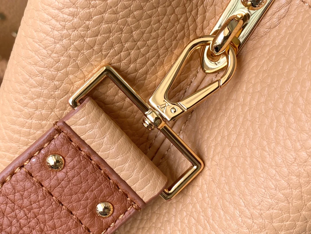 m23058-LV-capucines-коричневый с коричневыми отверстиями от гвоздей-средний