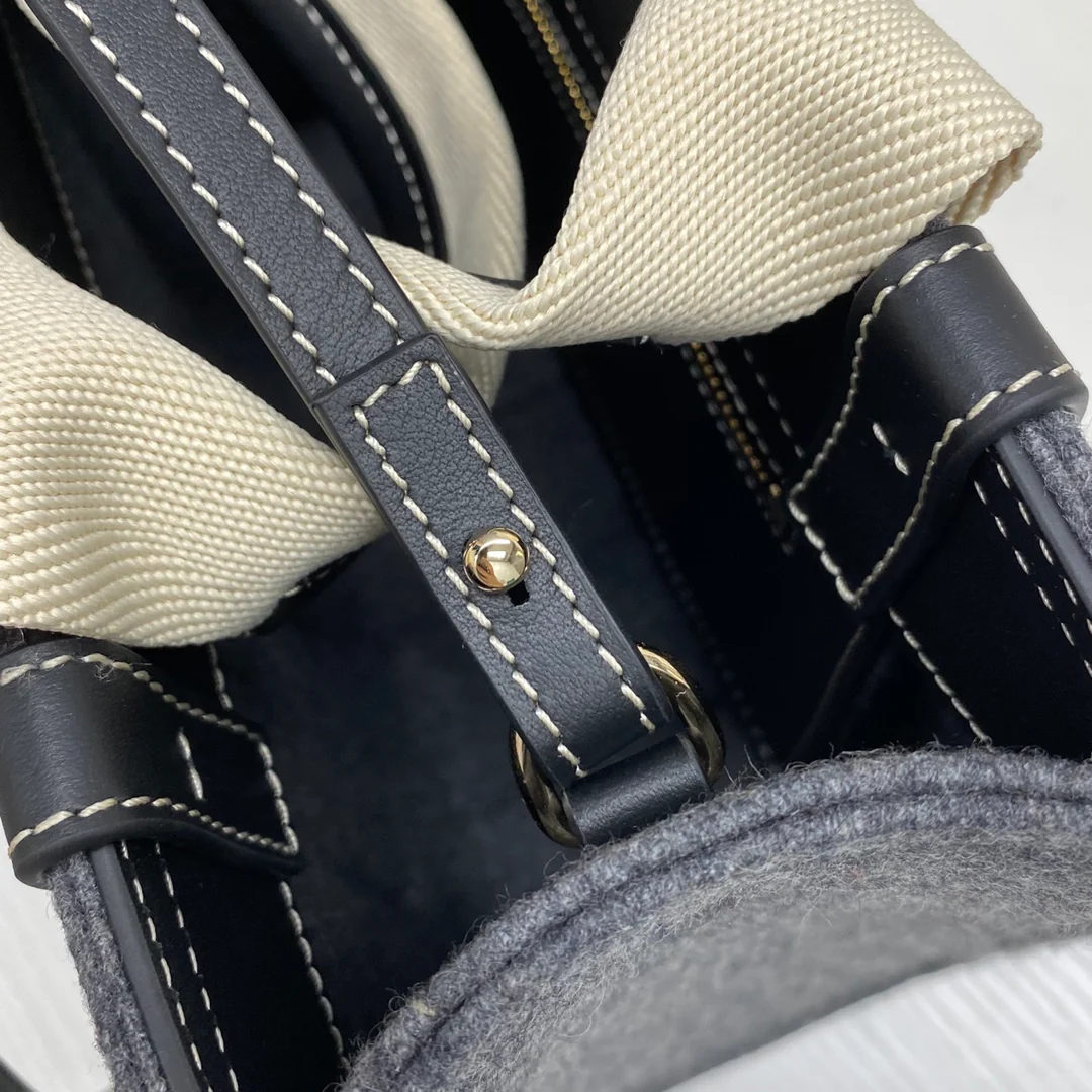 Сумка-тоут Chloe Woody - Маленькая - Бархатно-серый