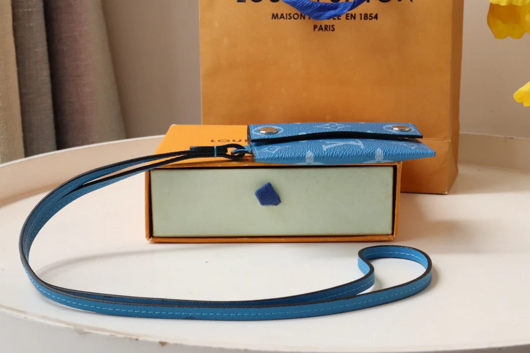 LV-m83153 - Держатель для визитных карточек в стиле Lane - Королевский синий