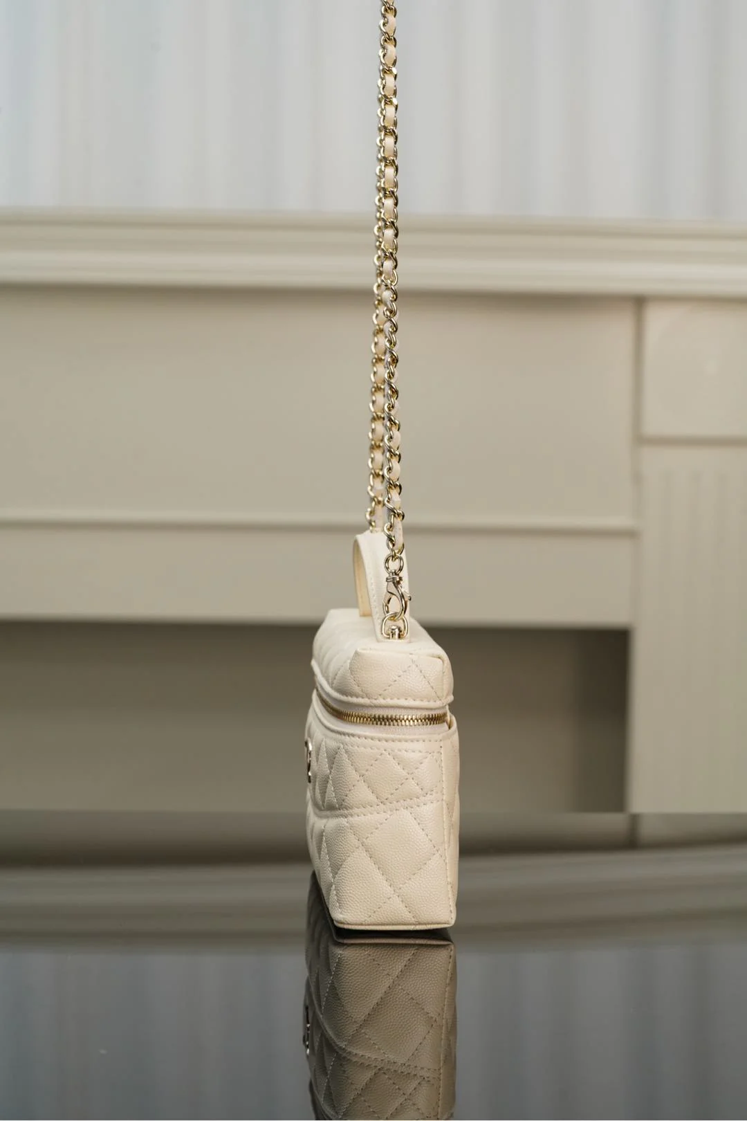 25 центов - Ручной пакет-коробочка - Личи Корова - Бежевый