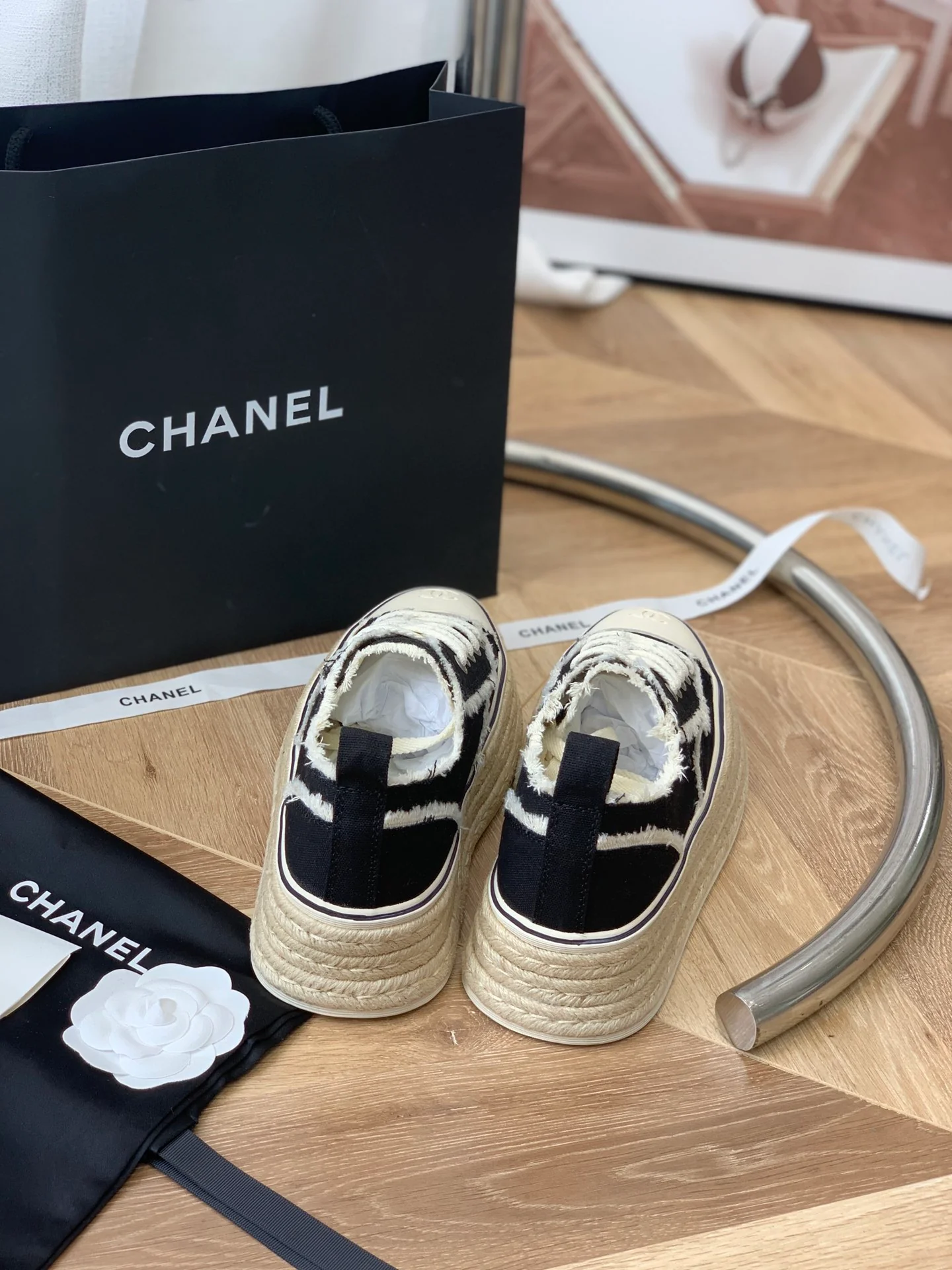 Кед на платформе Chanel - 1