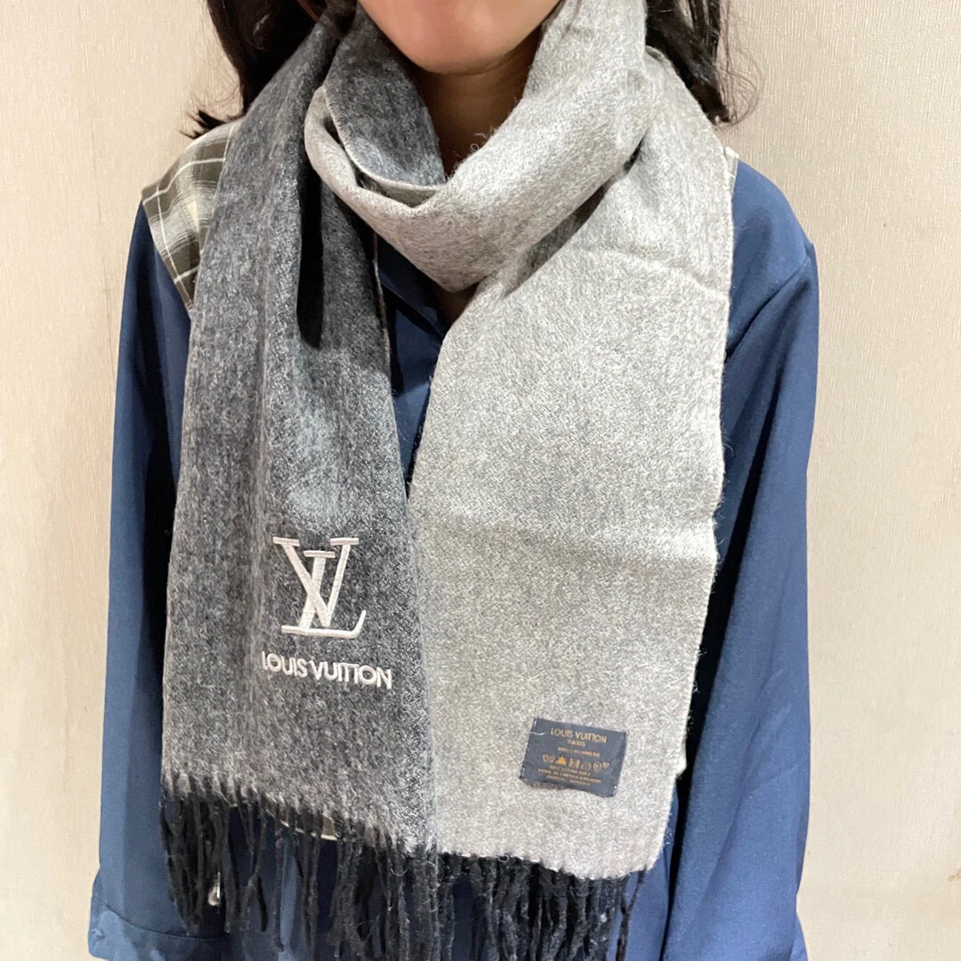 LV - Длинный шарф из высококачественного кашемира - 180 см - 32 см - 100% кашемир
