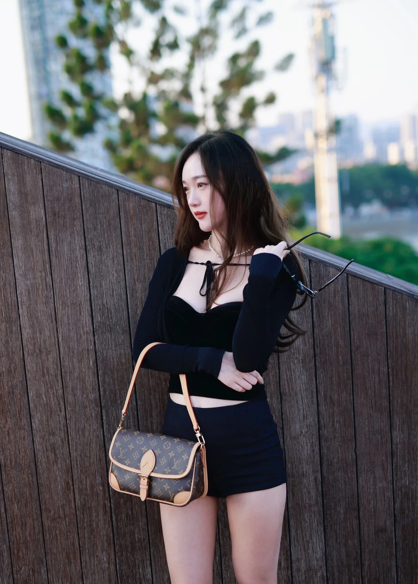 Сумка-багет m45985-LV-diane - наплечная/кроссбоди