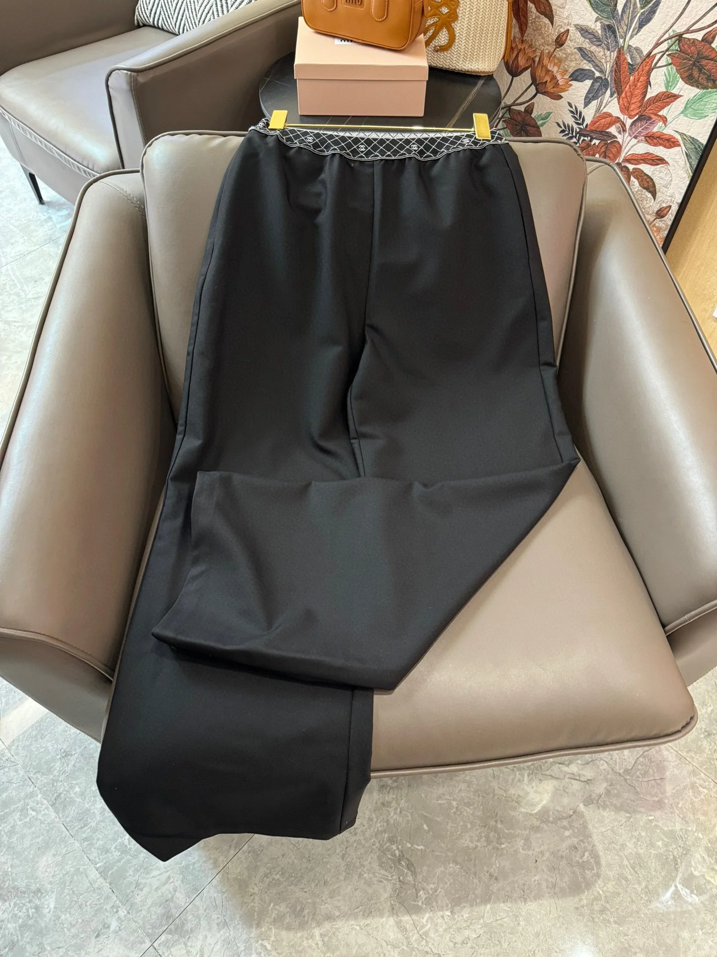 Брюки Chanel 2404-24ss New Style - черные