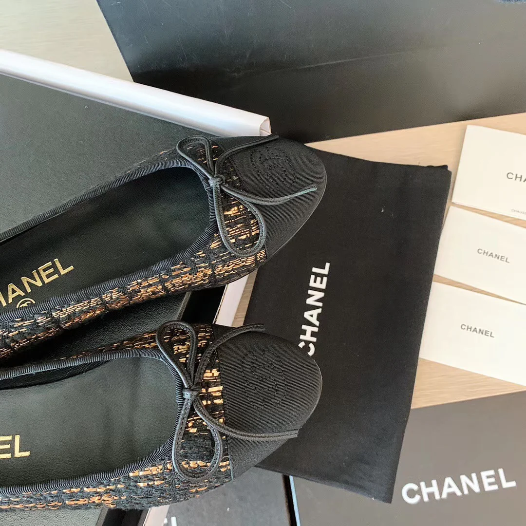 Chanel - Классические балетки - Балетный узор