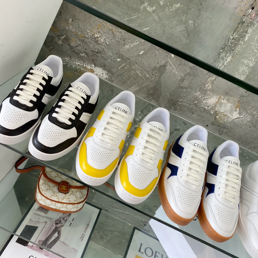 Новинка 2022 года от Celine - Белые кроссовки/Повседневная обувь - Унисекс - Изображение из коллекции