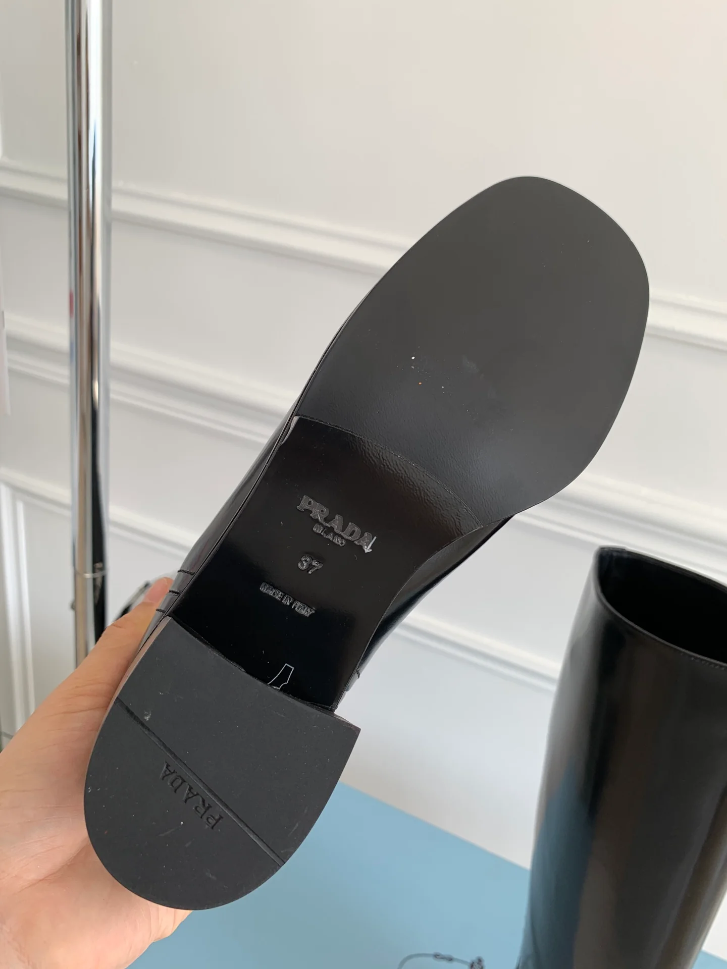 Новинки сезона осень/зима 2021 от Prada - Сапоги для верховой езды - 1