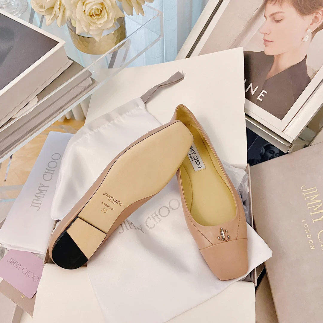 Ретро-балетки Jimmy с квадратным носком