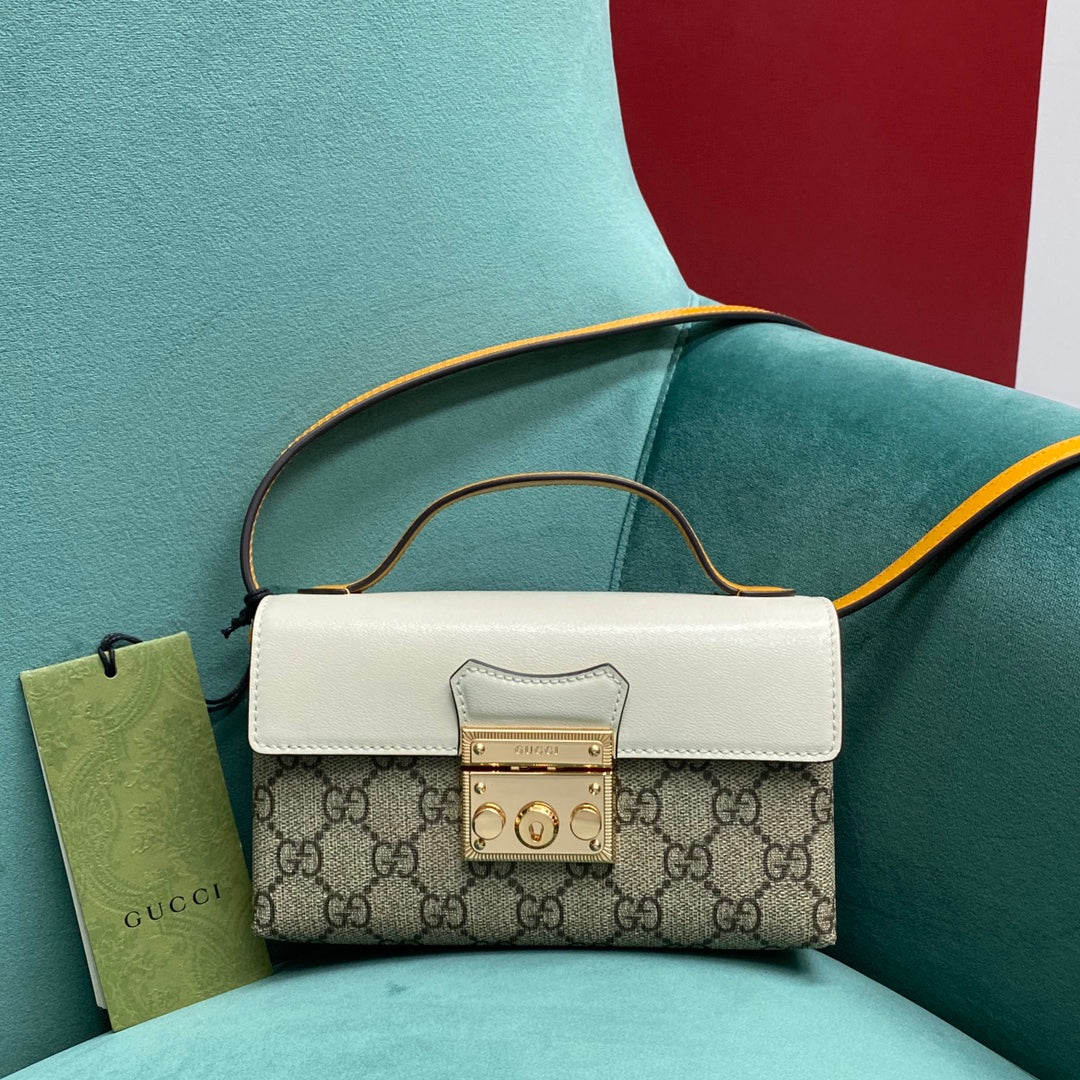 Замок Gucci - Теплый желтый - 18-5-11 см