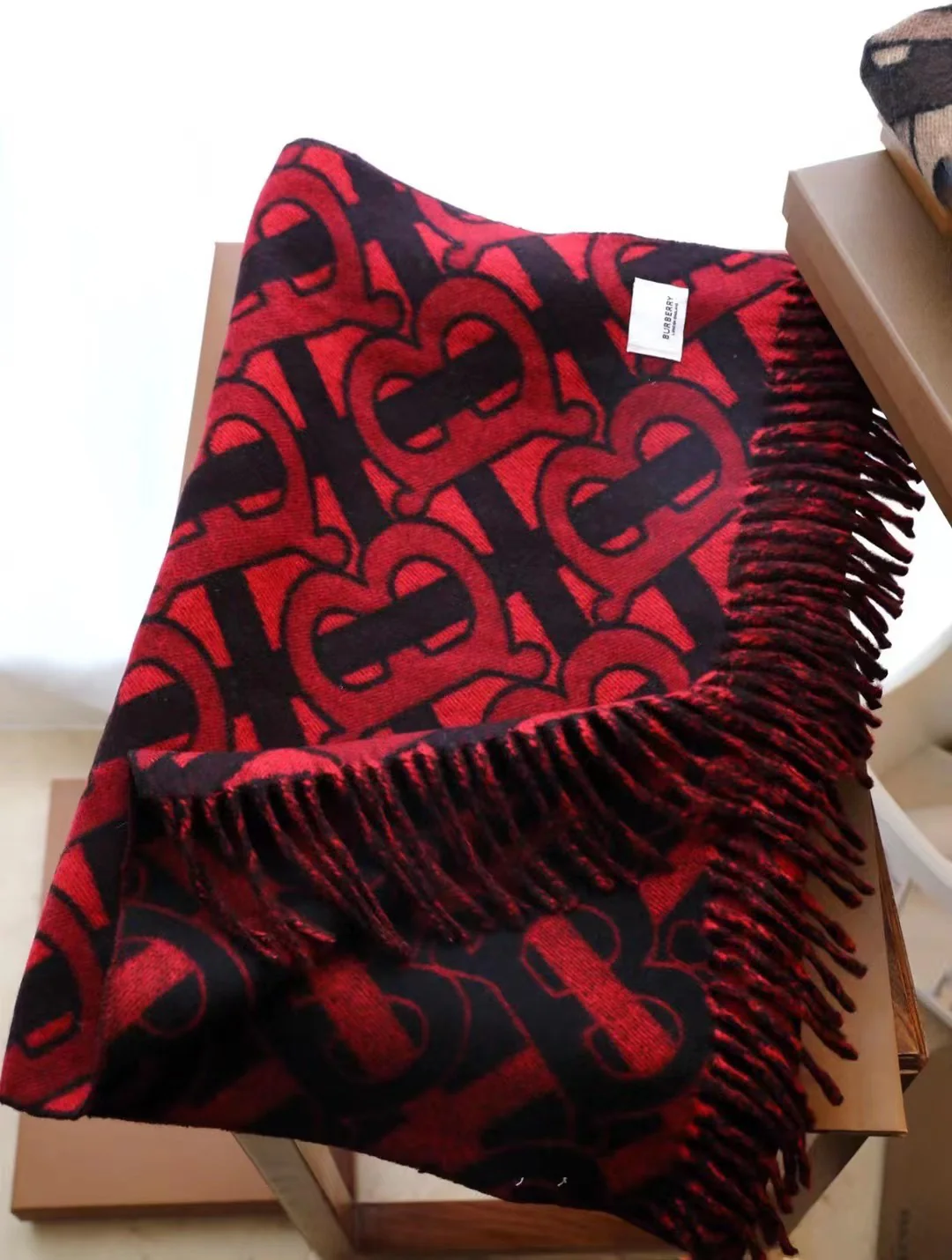 Классический кашемировый шарф/шаль Burberry - 50 см - 200 см - 100 см