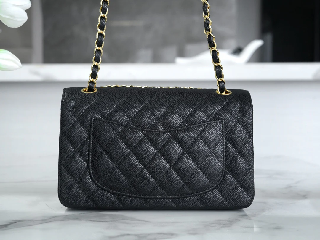 Chanel Classic Flap Caviar Black Small
