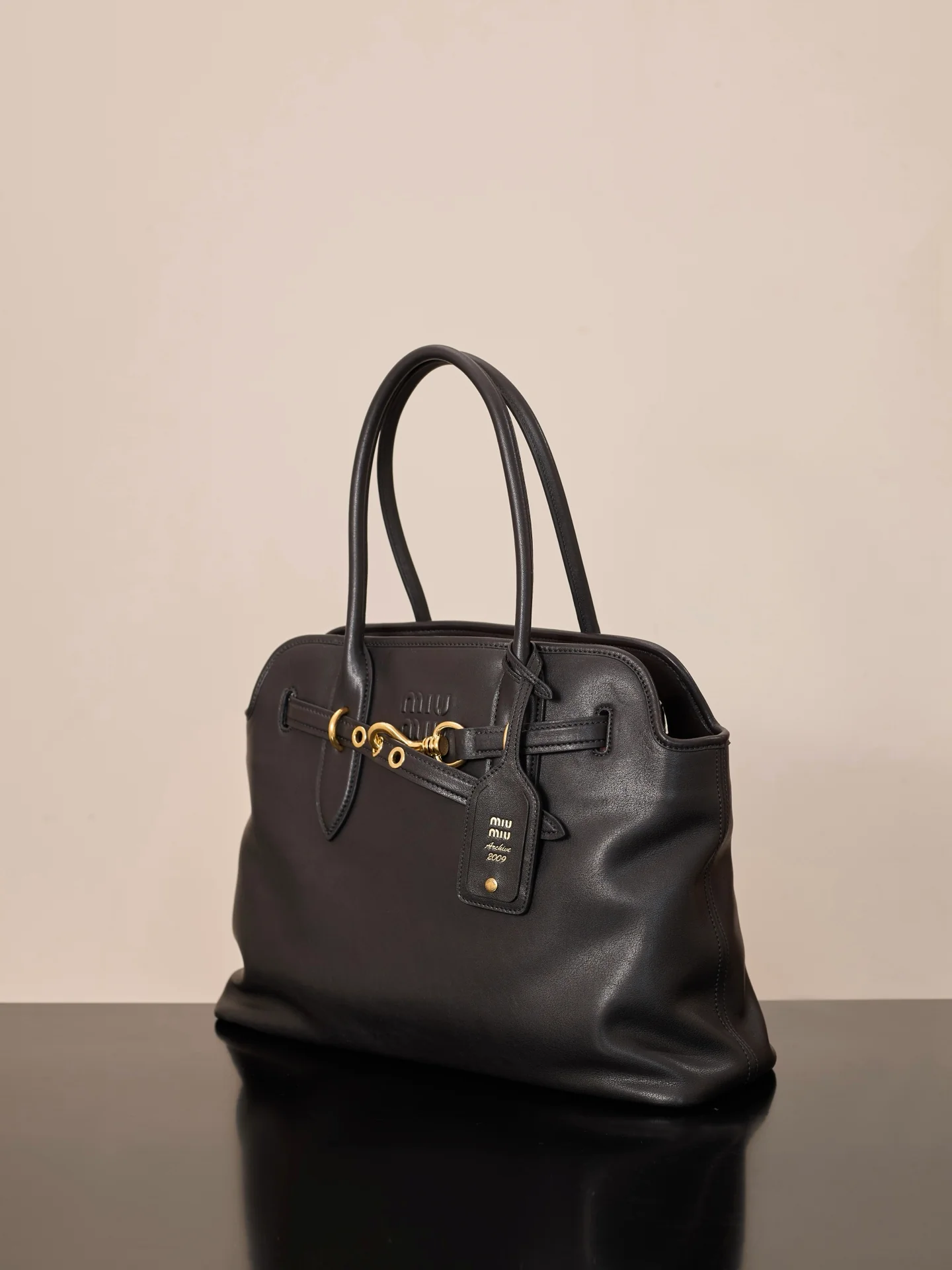 Главная - 5bg291m1580 - Кожаная сумка - Вертикальная - Черная