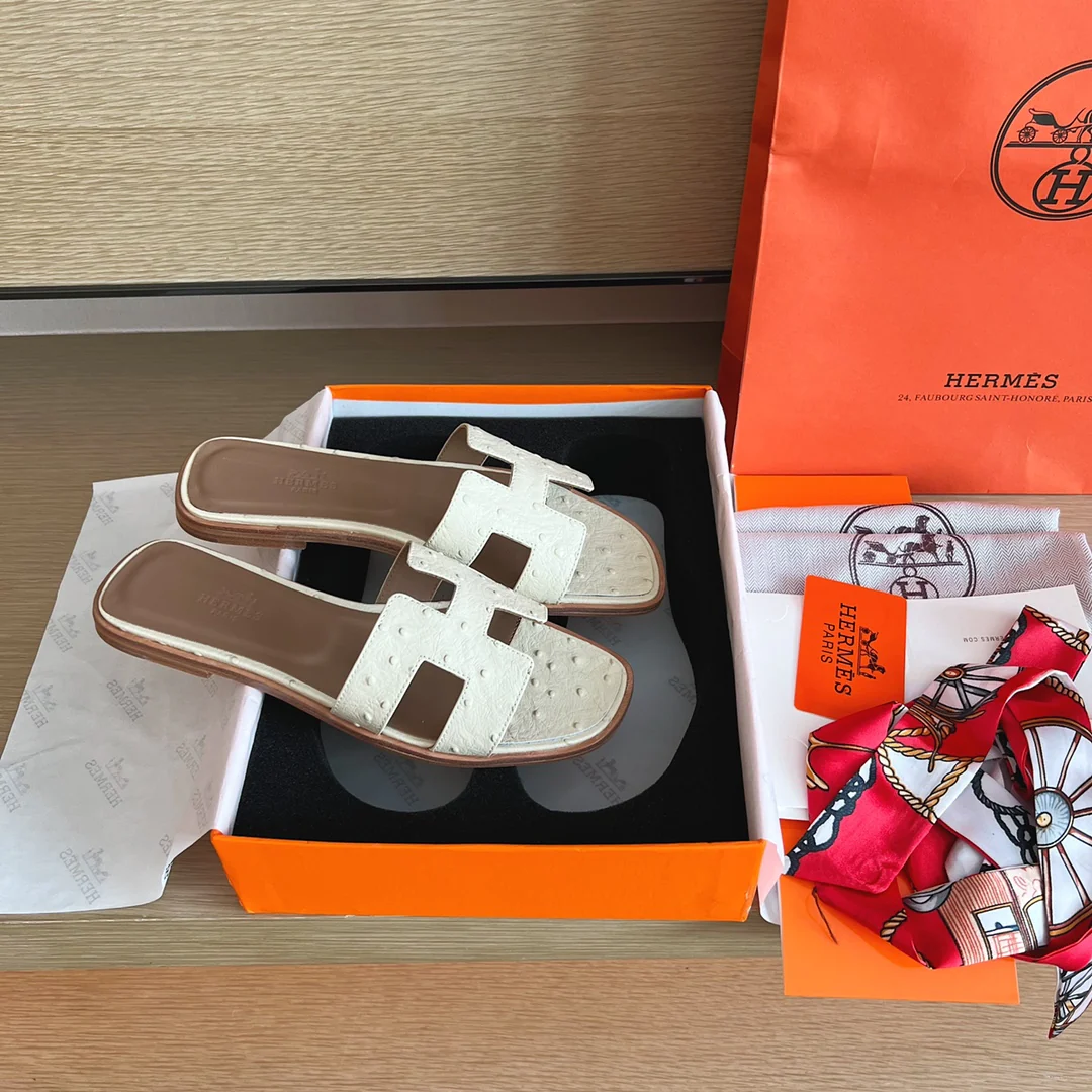 Сандалии Hermes-h Flat Sandals-3