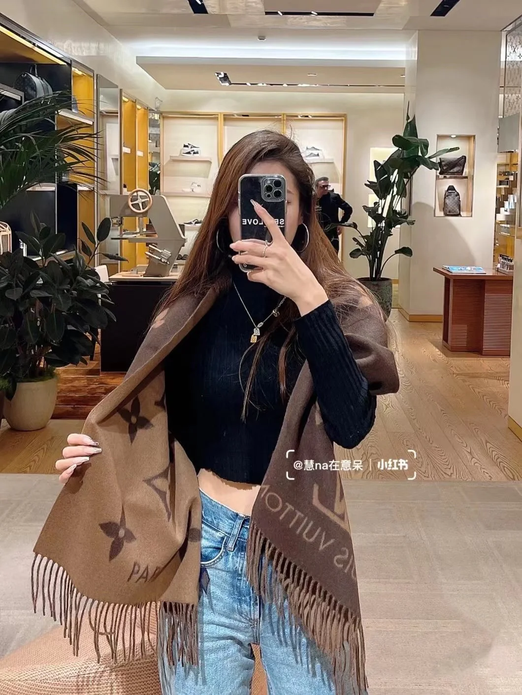 Кашемировый шарф LV-Рейкьявик